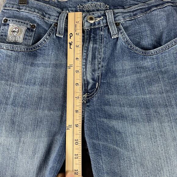 Cinch Silver Label Jean Mens 30x33 Medium Stone Slim Straight Performance Cowboy - Picture 5 of 16